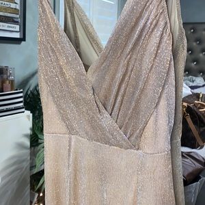 Nude sparkly dress